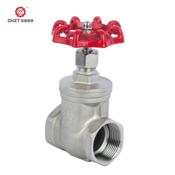 Stem gate valve for fluid